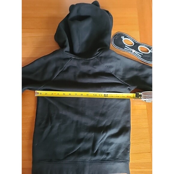 Cat And Jack Size 10/12 Black Jacket With Cat Mask - Picture 9 of 11